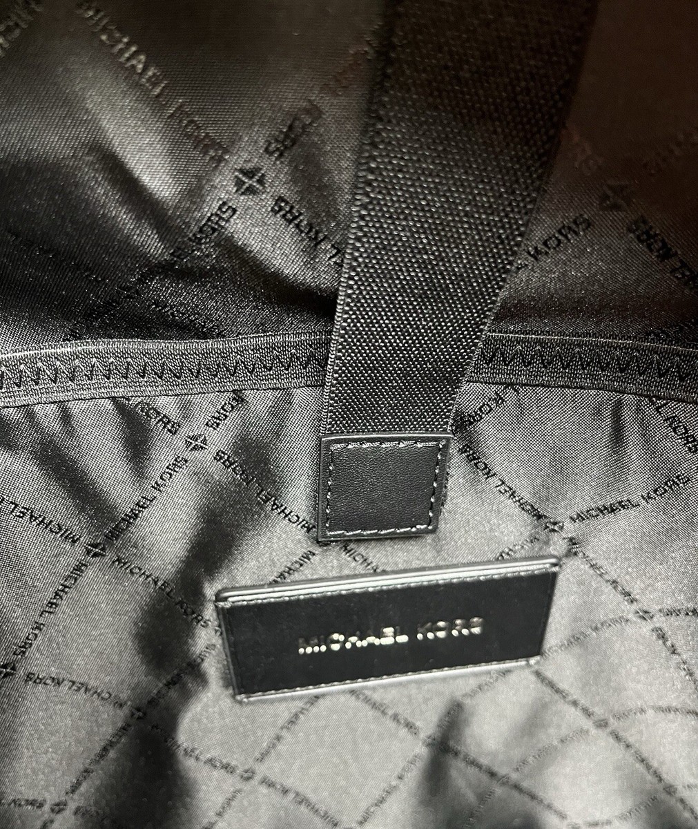 Michael Kors Cooper Men's Navy Pebbled Leather Backpack Michael Kors Cooper Men's Navy Pebbled Leather Backpack