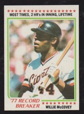 1978 TOPPS BASEBALL #3 WILLIE MCCOVEY NMMT **** FREE SHIPPING ****
