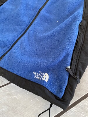 Mens The NORTH FACE Blue Denali Zip Fleece Polartec Vest Sweater