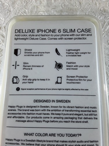 HAPPY PLUGS Deluxe iPhone 6 Slim Case Rose Gold - Picture 3 of 4