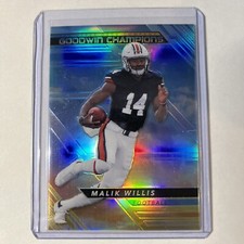 Malik Willis 2022 Upper Deck Goodwin Champions Platinum Sky #11/99 SP