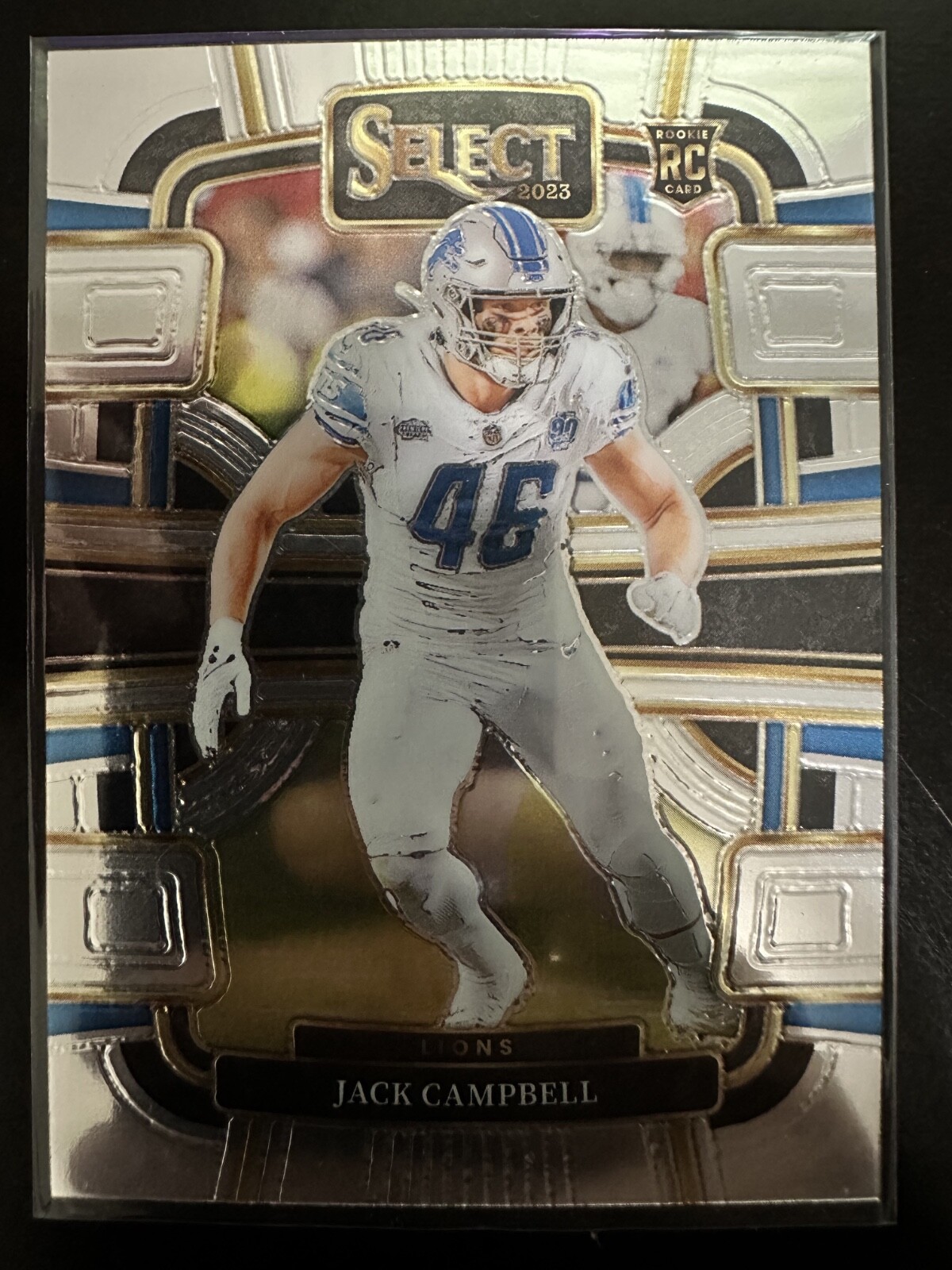 Jack Campbell 2023 Panini Select Football Concourse Level #33 RC Detroit Lions