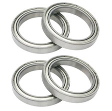 4-Pack 6800-2ZZ C3 Deep Groove Ball Bearings Double Sealed 10 x 19 x 5 MM