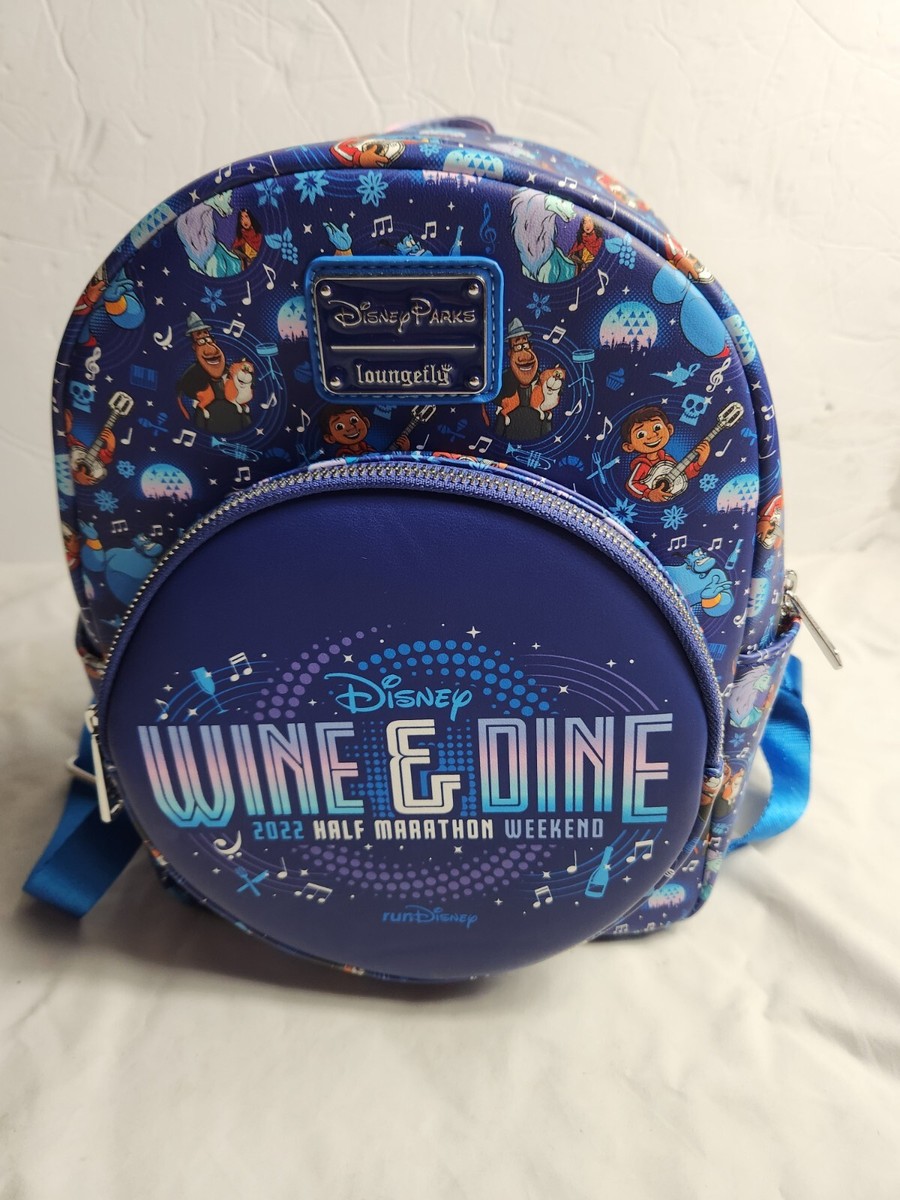 Disney Loungefly Wine & Dine 2022 Half Marathon Weekend backpack Disney Loungefly Backpack purse Wine & Dine 2022 Half  main image 3