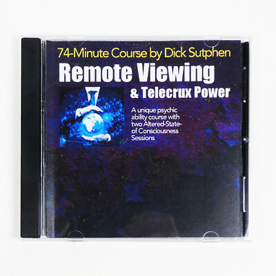 #ad REMOTE VIEWING amp; TELECRUX POWER CD Telepathy Self Hypnosis Dick Sutphen mind and $14.89