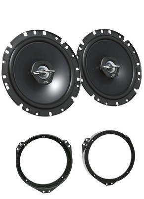 Opel Zafira B ab 07.2005 JVC Lautsprecher & Adapterringe 165mm Türen Front