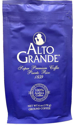 Super Premium Ground Coffee 100 Percent Arabica Medium-Dark Roast, Bagged, 6 Oun