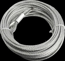 Kfi 2500-3500 Lb. Replacement Galvanized Steel Winch Cable 316x46 Atv-cbl-3k Kfi 2500-3500 Lb. Replacement Galvanized Steel Winch Cable 316x46 Atv-cbl-3k