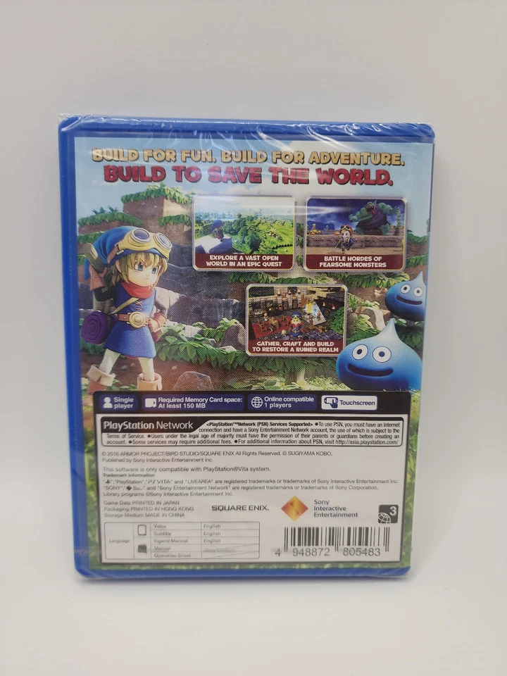 Dragon Quest Builders (PS Vita) – Brand New Sealed – Asia English Version – Rare - Image 2 of 4