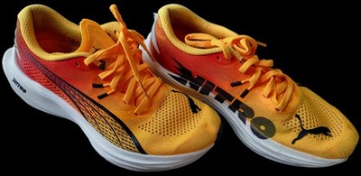 PUMA Deviate Nitro 3 Fade - Laufschuhe - Damen Gr. 39 - Sunset Orange