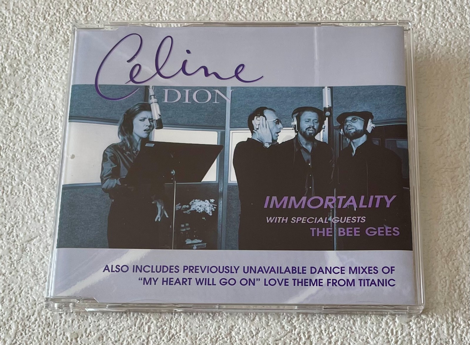 CELINE DION / BEE GEES ~ IMMORTALITY ~ 1998 UK 3-TRACK CD SINGLE ~ EPIC 666168 5