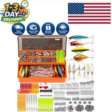 Complete 353 PCS Fishing Lure and Tackle Kit for Ultimate Freshwater Experience