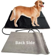 Heated Dog Bed Dog Heating Pad Extra Large 36x24 inch Outdoor Geometric X-Large