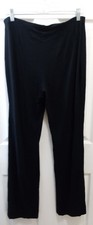 J. Jill Womens Wearever Collection Black Stretch Pull On Bootcut Pants Sz S Soft