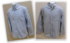 Long Sleeve Oxford Button-Down Shirt SLIM FIT Goodfellow  Co Light Blue or Gray