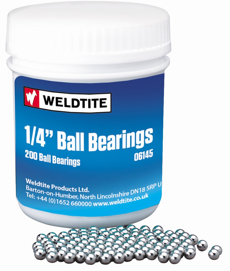 Weldtite British Made Case Hardened Ball Bearings 1/8-inch