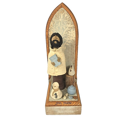 Susi Nagoda Bergquist San Mateo Native American Folk Art Saint of Business Money