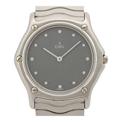 [B1R] Ebel Classic Wave 981909 Quartz Stainless Steel Watch [q8r]