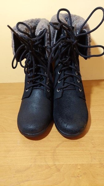 Women UGG Boots Black 38 #O0U8