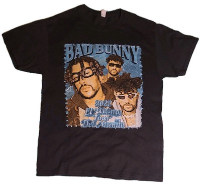 Bad Bunny 2022 Last World Tour Men's Medium T-Shirt El Ultimo Concert