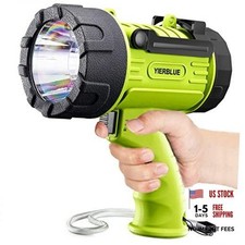 Rechargeable Spotlight Flashlight with 2000,000 High Lumen LED, Fluoresce-Pro