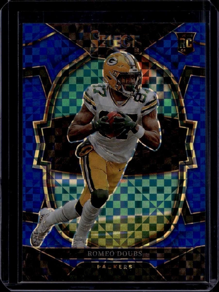 Romeo Doubs Panini Select #54 Blue