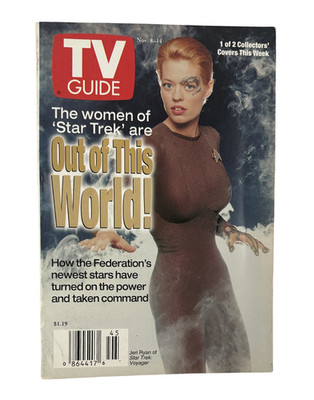 TV Guide Magazine November 8, 1997 Star Trek Jeri Ryan Voyager Sci-Fi CO Ed. VG