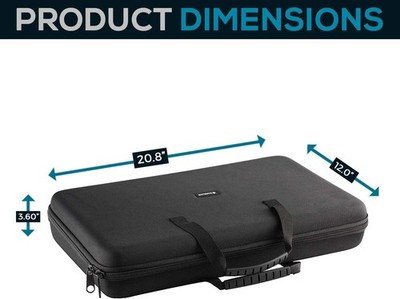 Hard CASE fits: Pioneer DJ DDJ-FLX4 2-deck Rekordbox and Serato DJ Controller.