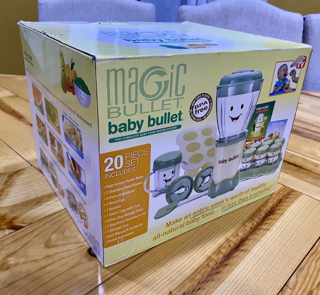 Magic Bullet Baby Bullet Food Maker Blender Processor 20 Pie