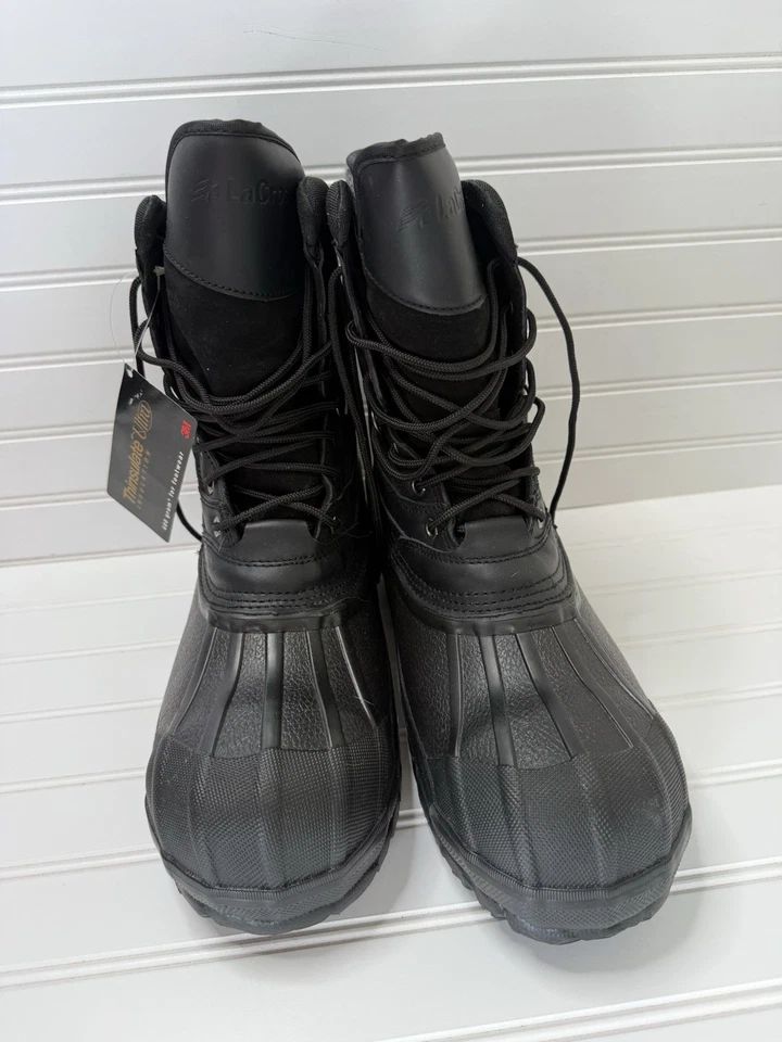 La Crosse Boots Mens 9M Pac 12" NMT 400G Iceman Iceberg Safety Steel Toe NEW - Image 2 of 4