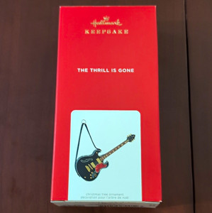 Hallmark Keepsake 2021 B.B. King The Thrill Is Gone Magic Sound Guitar QGO2145