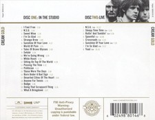CREAM - GOLD NEW CD