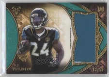 2015 Topps Triple Threads Rookie Jumbo Relics Emerald 18/50 TJ Yeldon 0g4