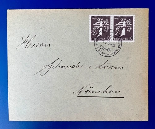 Nice SWITZERLAND 1939  'Landie' First Day Cover  FDC Sc# 261