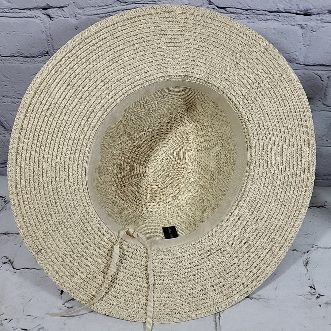 Lane Bryant Sun Hat Floppy Straw Panama One Size Fits All | eBay display picture 3