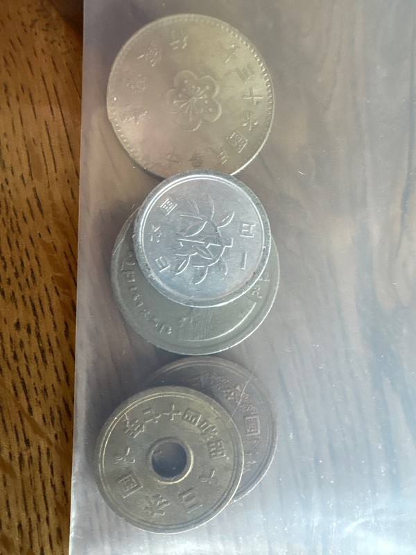 Mixed bag of Asian coins