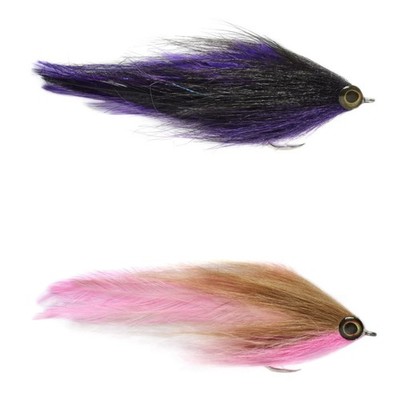 Two Tone Brushy Fliege Salzwasser Hecht GT Goldmakrele Tropen Fulling Mill