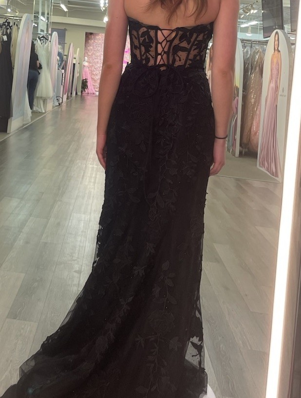 Sherry Hill Corset Lace Prom Dress 55467 -B | eBay