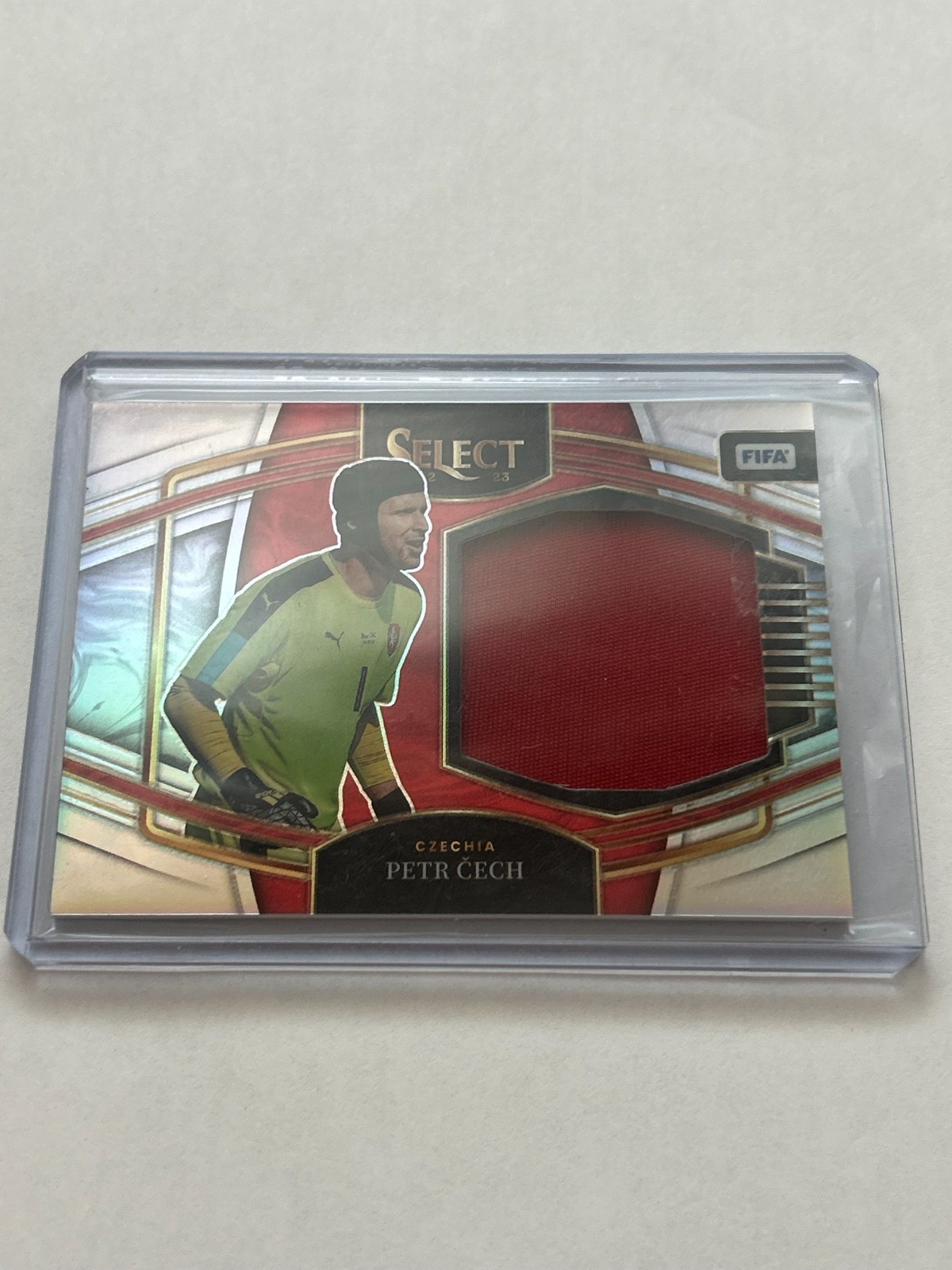 2022-23 Panini Select FIFA Jersey Swatch Petr Cech Prizm Relic #JS-PCH Czechia
