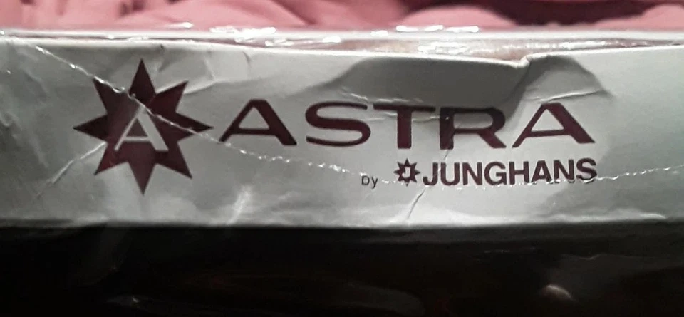 VTG NOS 1980s JUNGHANS ASTRA Quartz Postmodern  Wall Clock Pop Art Deco Germany  - Image 3 of 4