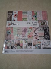 Simple Stories Romance 12x12 Collection Kit for scrapbooking.