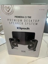 Klipsch ProMedia 2.1 THX Computer Speaker System New