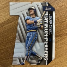 2021 Topps - Topps Platinum Players Die-Cuts Robin Yount #PDC-22 - Brewers HOF