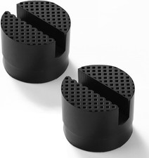 2 PCS Car Jack Rubber Pad 50mm, Universal Slotted Jack Pads, Frame Rail Protecto