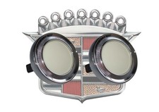 1959-1968 Cadillac Rear 14 Sail Panel Courtesy Lights - Complete Pair