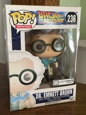 Dr. Emmett Brown Funko Pop! Movies Vinyl #236 Back to the Future Loot Crate 