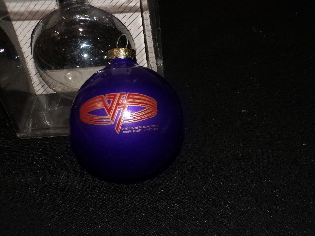 VAN HALEN Christmas Tree Ornament Santa's Rockshop Vintage 1997 RARE PURPLE
