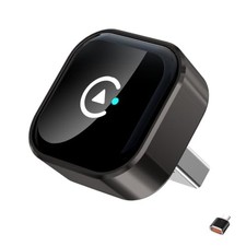 Wireless CarPlay/Android Auto Adapter, 2-in-1 USB-C/A Carplay Adapter