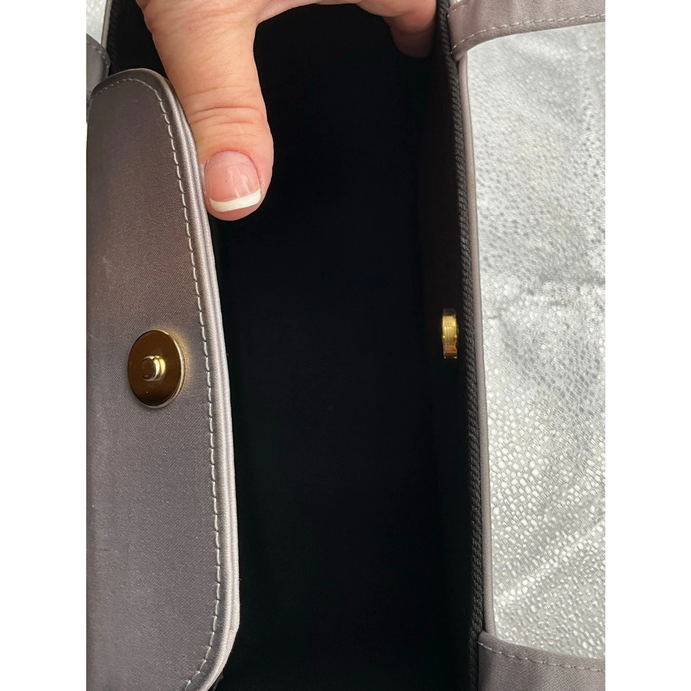 Borsa a tracolla Kate Spade New York nylon classica SAM Box borsa a mano nero grigio