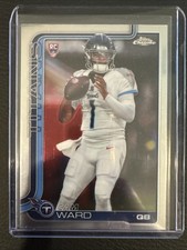 2025 Topps Chrome Football Cam Ward Base Rookie RC #314 Tennessee Titans
